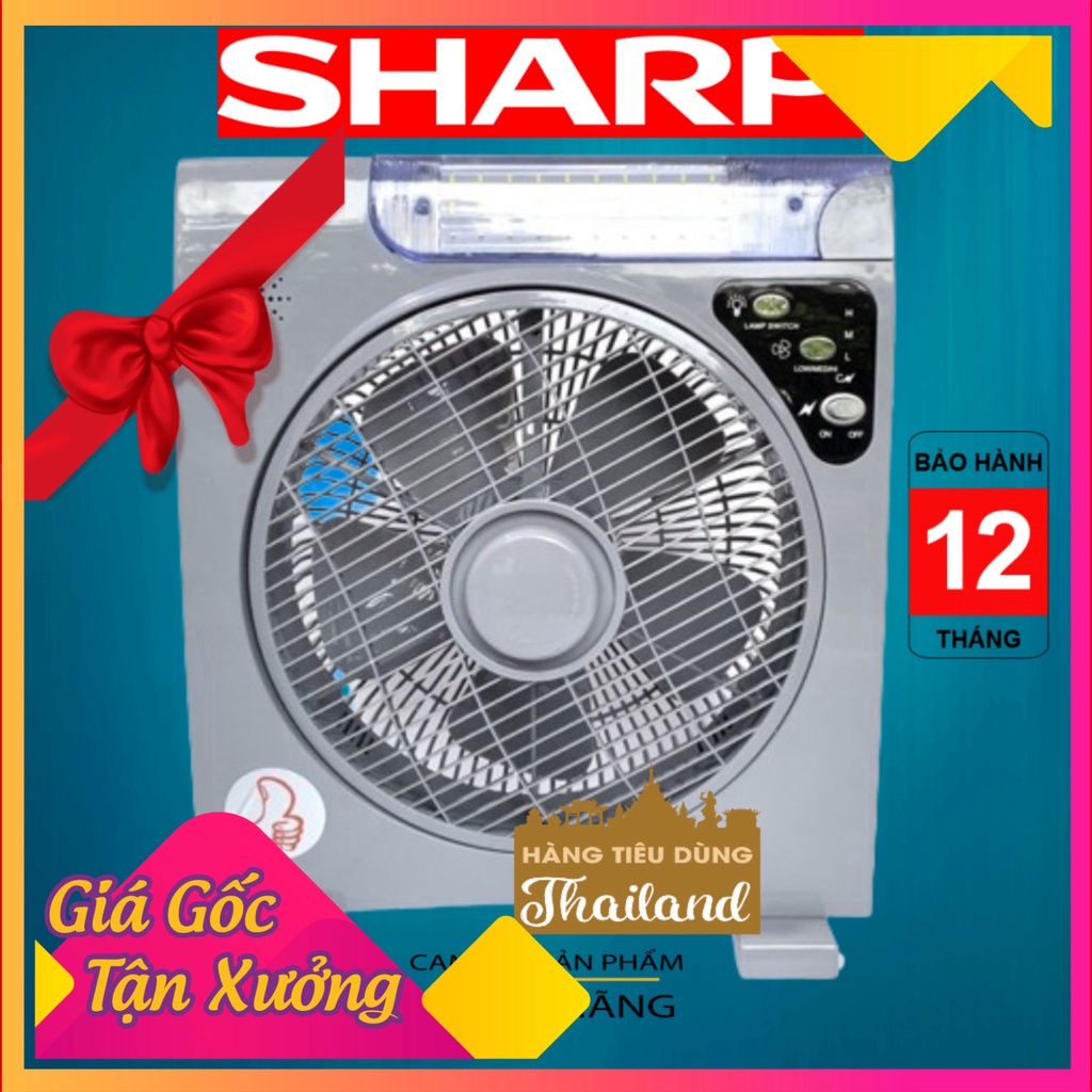 Quạt Tích Điện Sharp Thái Lan 5-16 giờ