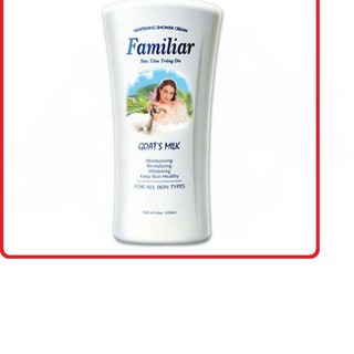 Sữa tắm trắng da familiar tinh chất sữa dê chai 1100ml