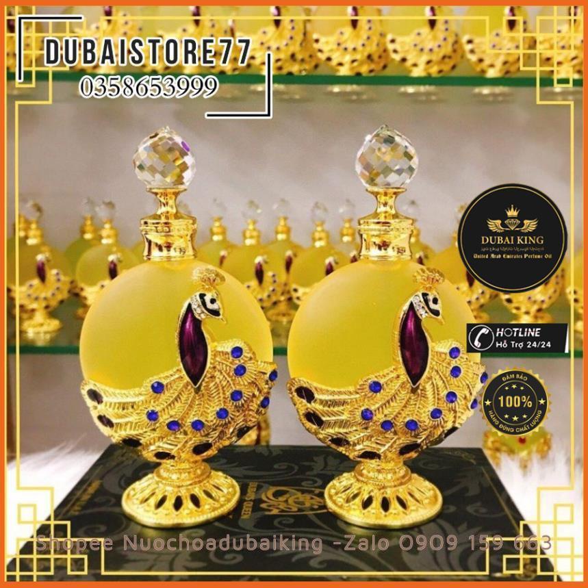 Tinh Dầu Nước Hoa Dubai Phượng Hoàng Gold 35ml hình con công thơm lâu - Mùi hương được nghệ sỹ review