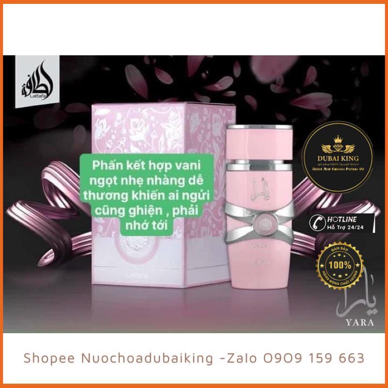 Nước Hoa Dubai YARA Lattafa 100ML - DỊU DÀNG - NHẸ NHÀNG - NỮ TÍNH
