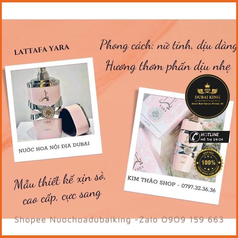 Nước Hoa Dubai YARA Lattafa 100ML - DỊU DÀNG - NHẸ NHÀNG - NỮ TÍNH