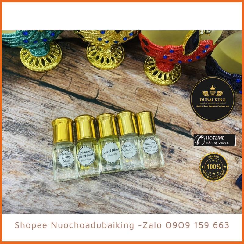 Set 5 mùi hương của Tinh dầu nươc hoa Dubai Phượng Hoàng Dubai mua 4 Tặng 1