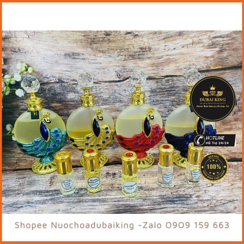 Set 5 mùi hương của Tinh dầu nươc hoa Dubai Phượng Hoàng Dubai mua 4 Tặng 1