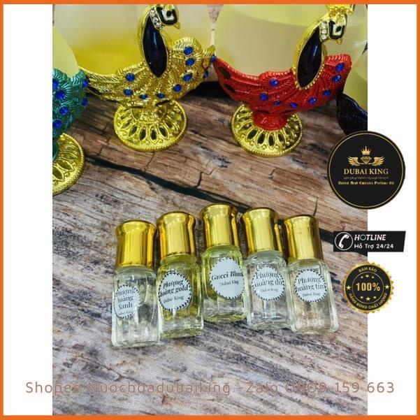 Set 5 mùi hương của Tinh dầu nươc hoa Dubai Phượng Hoàng Dubai mua 4 Tặng 1