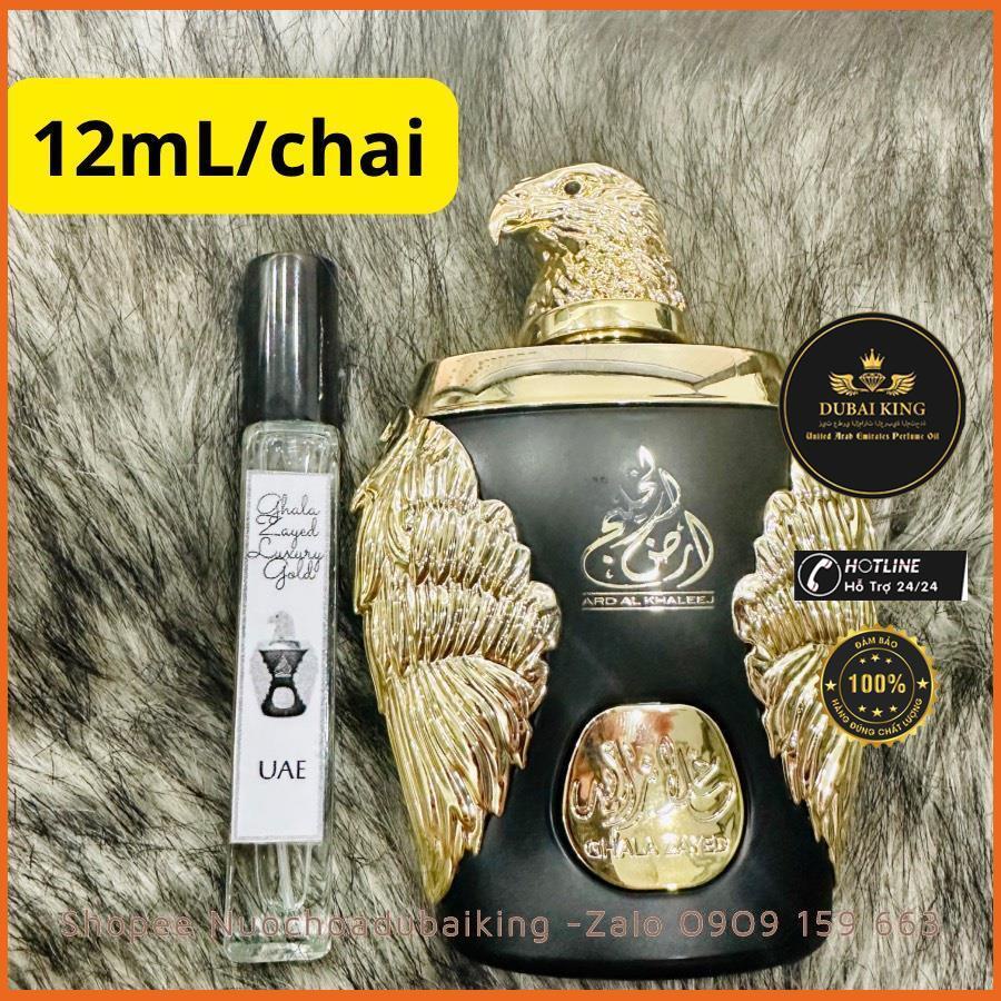 Nước Hoa Nam Ghala Zayed Luxury Gold Mini 12mL Chính Hãng - Dầu Thơm Đại Bàng Gold-Nước hoa đại bàng vàng