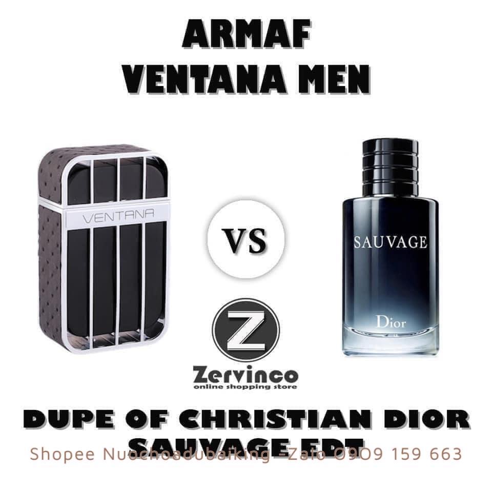 Nước hoa nam Armaf Ventana EDP 100ml Mùi hương nam tính, cuốn hút bản Dup của Dior Sauvage 90%