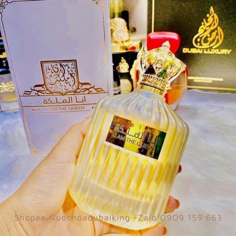Nước Hoa Dubai Chính Hãng Sang Trọng, Quyến Rũ, Thơm Cực Lâu I Am The Queen 100ml