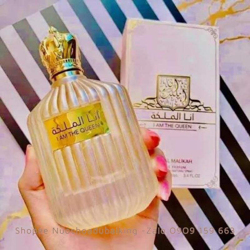 Nước Hoa Dubai Chính Hãng Sang Trọng, Quyến Rũ, Thơm Cực Lâu I Am The Queen 100ml