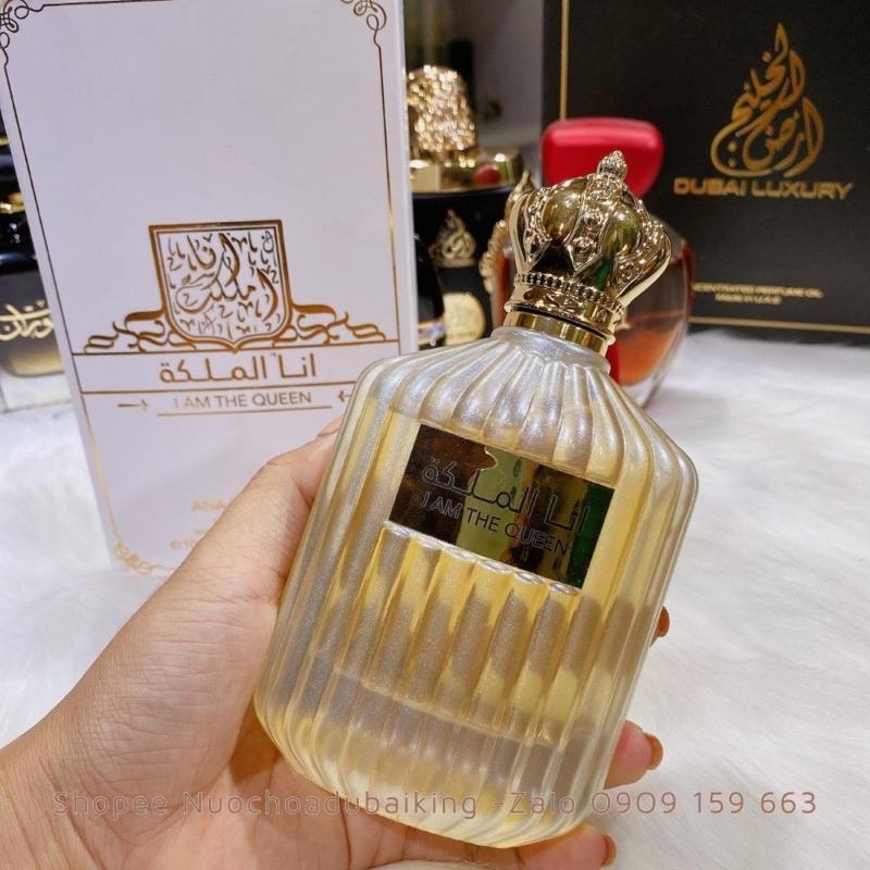 Nước Hoa Dubai Chính Hãng Sang Trọng, Quyến Rũ, Thơm Cực Lâu I Am The Queen 100ml