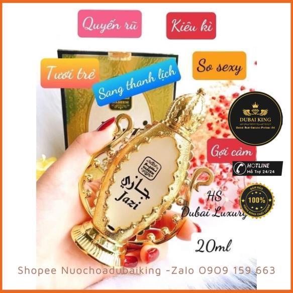 TINH DẦU NƯỚC HOA JAZI - -  MÙI HƯƠNG KHIÊU GỢI, QUYẾN RŨ