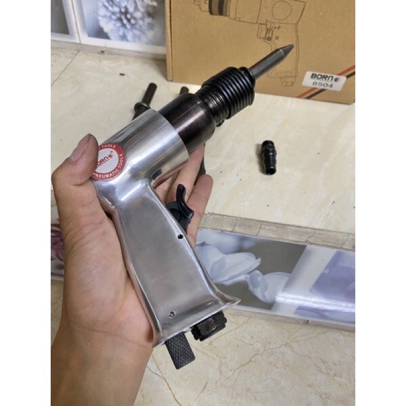 Máy đục chuông côn, đục rỉ dùng hơi, khí nén