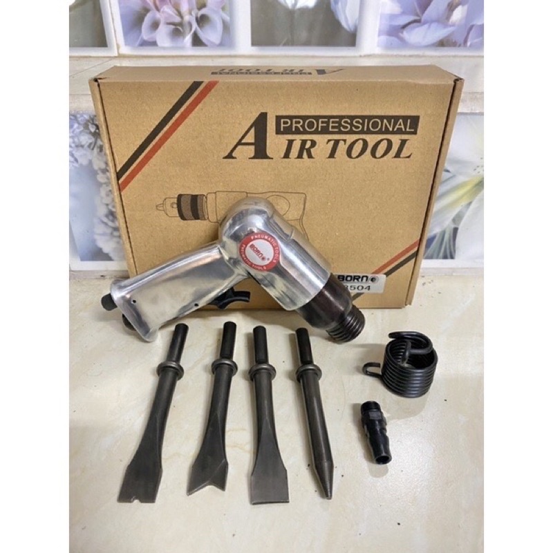 Máy đục chuông côn, đục rỉ dùng hơi, khí nén