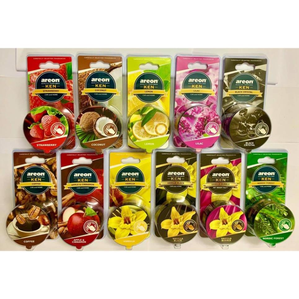 [Nhiều mùi hương] Sáp Thơm AREON Khử Mùi Xe Hơi Cao Cấp - hương Cafe - Vani - Táo quế - Dâu | BigBuy360 - bigbuy360.vn