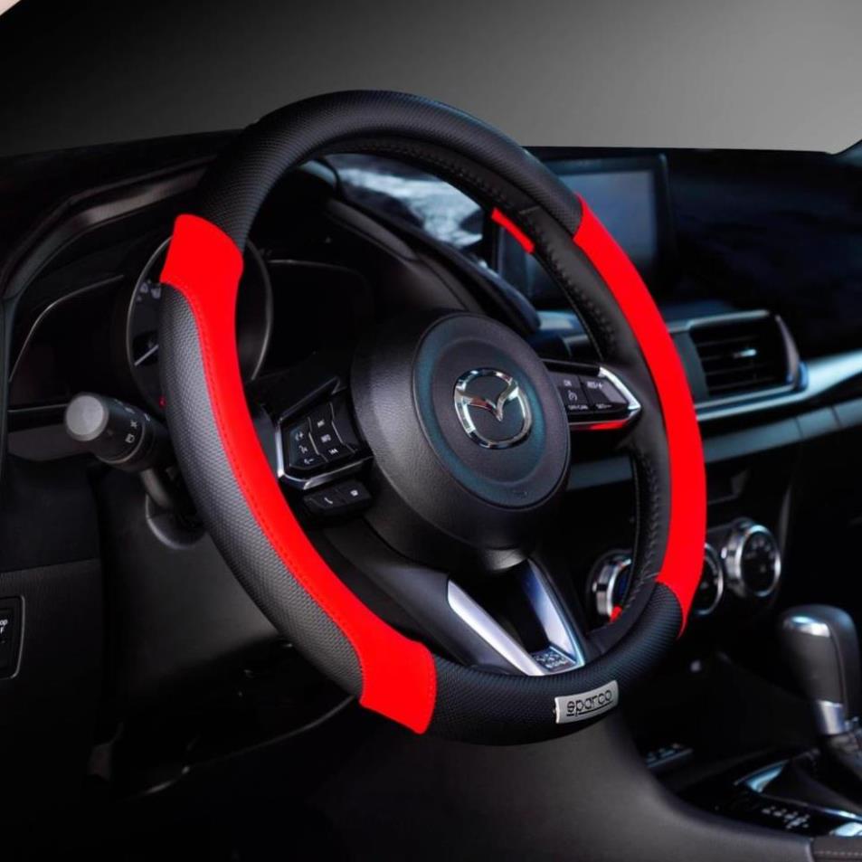 Bọc vô lăng ô tô cao cấp  Sparco Chính Hãng SPC1113RS 113BK 113GR - toyota ford honda hyundai kia bmw suzuki mitsubishi | BigBuy360 - bigbuy360.vn