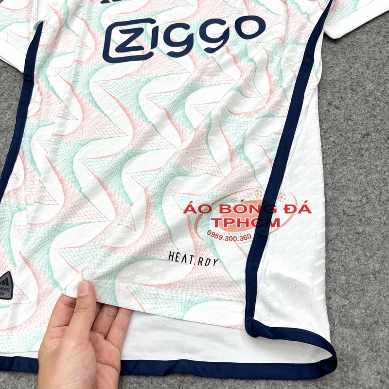 AJAX mùa 23/24 - Áo Bóng Đá bản PLAYER hàng Thái Cao cấp - AJAX Trắng 23/24