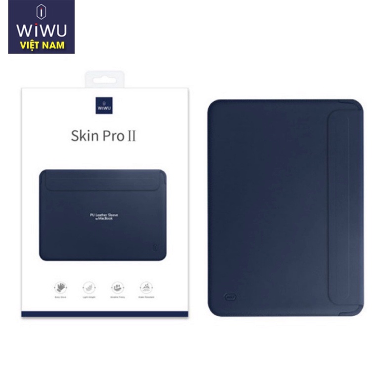 Bao da WiWu Skin Pro II cho MacBook Air 13 A1466/A1369 / MacBook Pro 13, 13.3 inch kích thước 33x 22.5