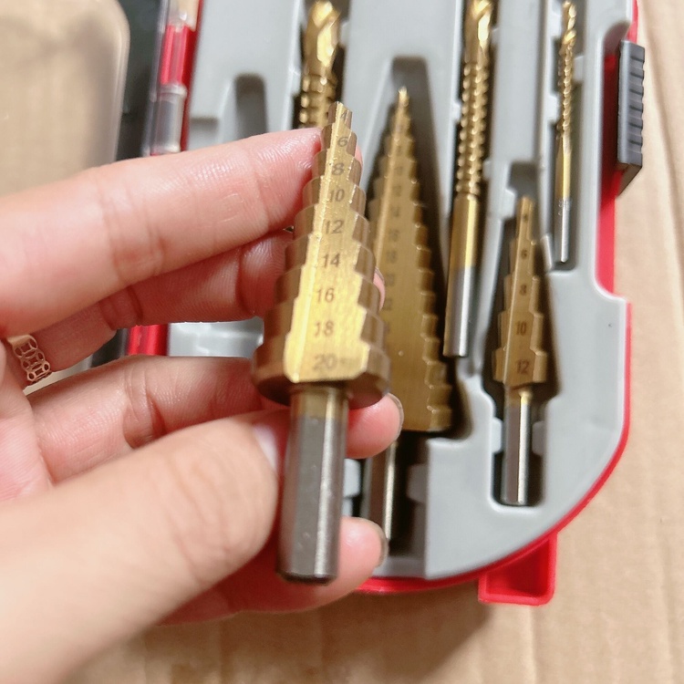 Bộ Mũi Khoan Tháp 6 Món