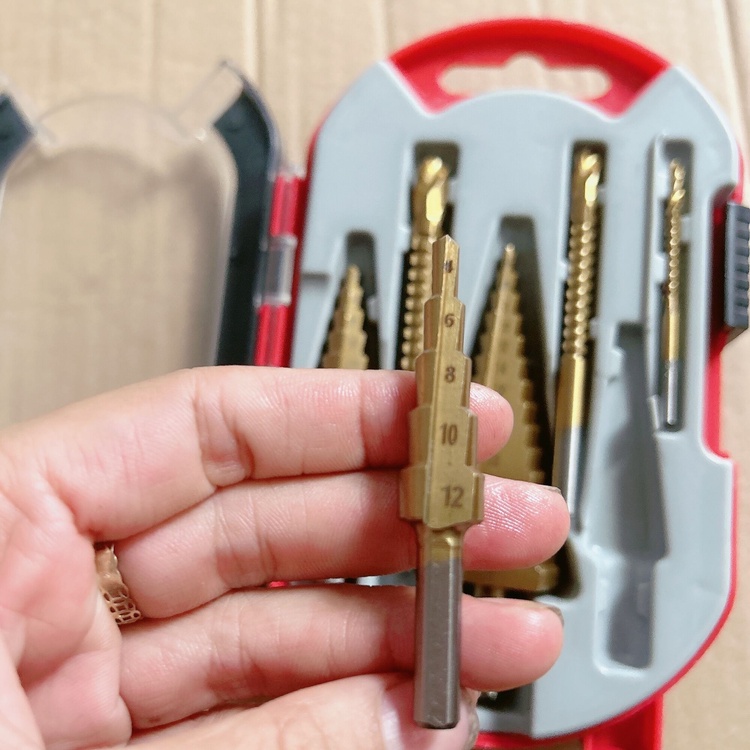 Bộ Mũi Khoan Tháp 6 Món