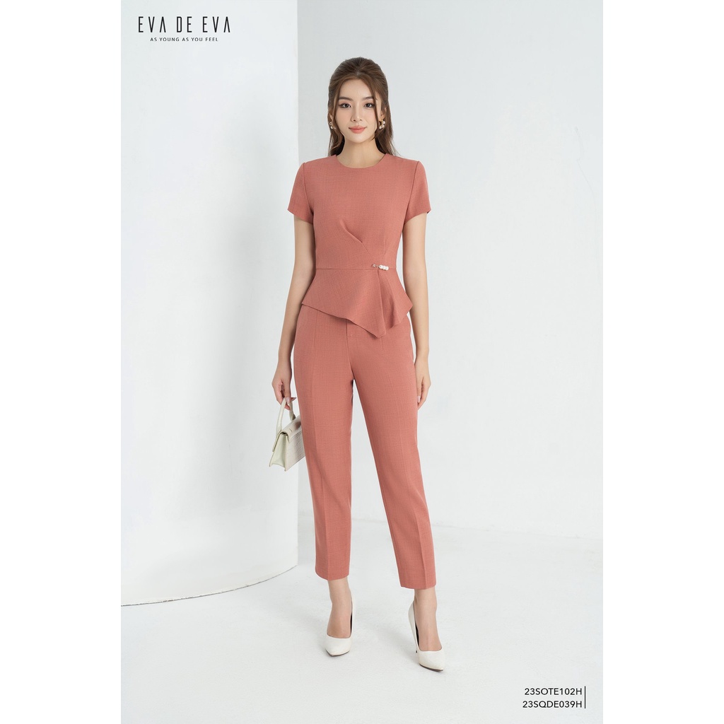 Quần dài nữ ống đứng Eva de Eva 23SQDE039H