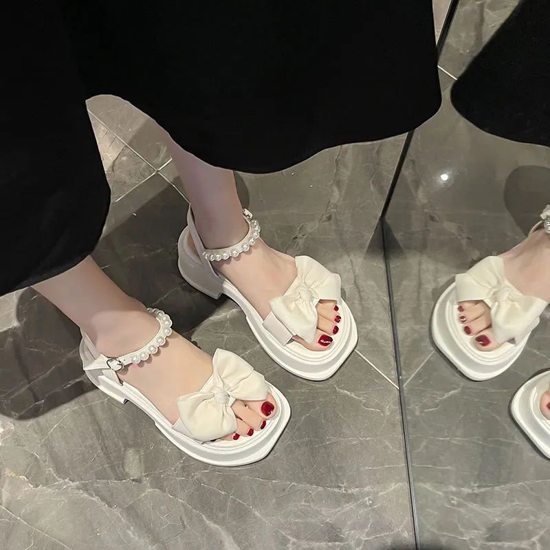 Dép Sandal Đế Dày Thời Trang Mùa Hè Pháp