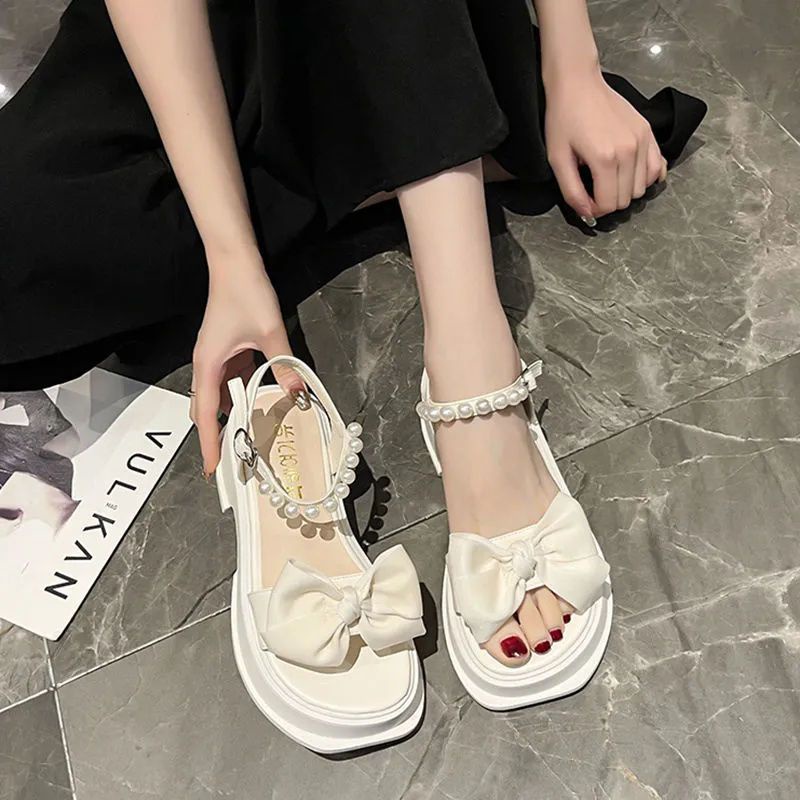 Dép Sandal Đế Dày Thời Trang Mùa Hè Pháp