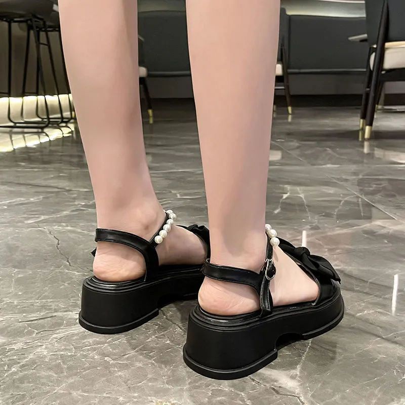 Dép Sandal Đế Dày Thời Trang Mùa Hè Pháp