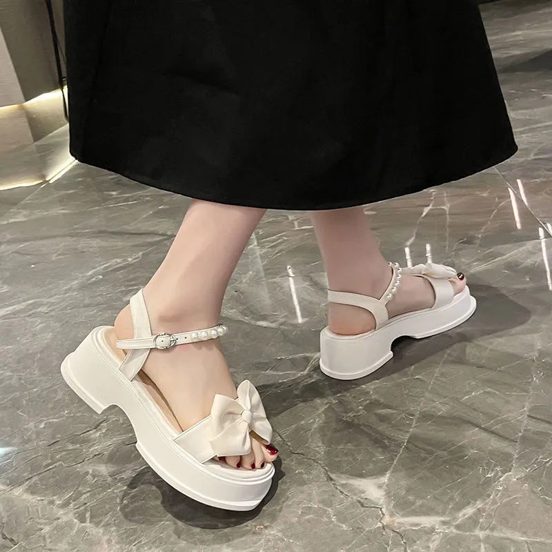Dép Sandal Đế Dày Thời Trang Mùa Hè Pháp