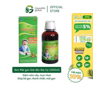 Siro Mát gan giải độc Đại Uy (Chai 200ml)