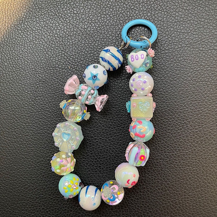 Móc Điện Thoại Hạt Cườm Dễ Thương Dùng Làm Quà Tặng