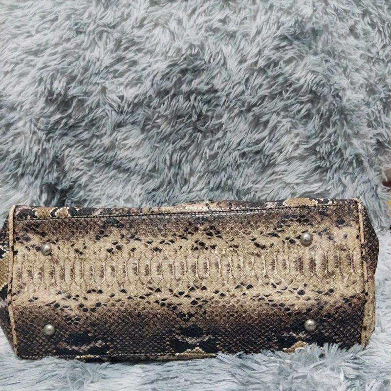 Túi M57 si hiệu SONGHAK Korea da bò dập vân trăn dáng Tote 35cmx30cmx10cm