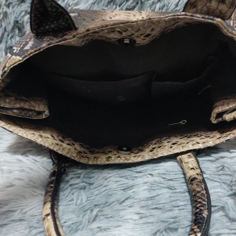 Túi M57 si hiệu SONGHAK Korea da bò dập vân trăn dáng Tote 35cmx30cmx10cm