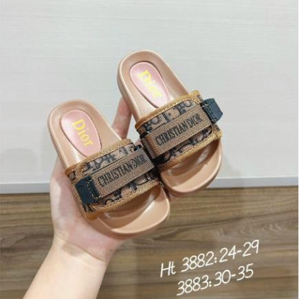 Dép lê thời trang hè 2023 cho bé trai bé gái, dép lê di or cực hót sz31-35
