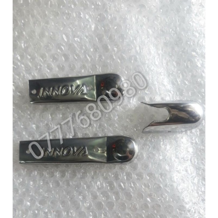 ( INNOVA 2016-2023 ) BỘ CHỤP INOX GẠT NƯỚC TRƯỚC SAU TOYOTA INNOVA 2016-2023