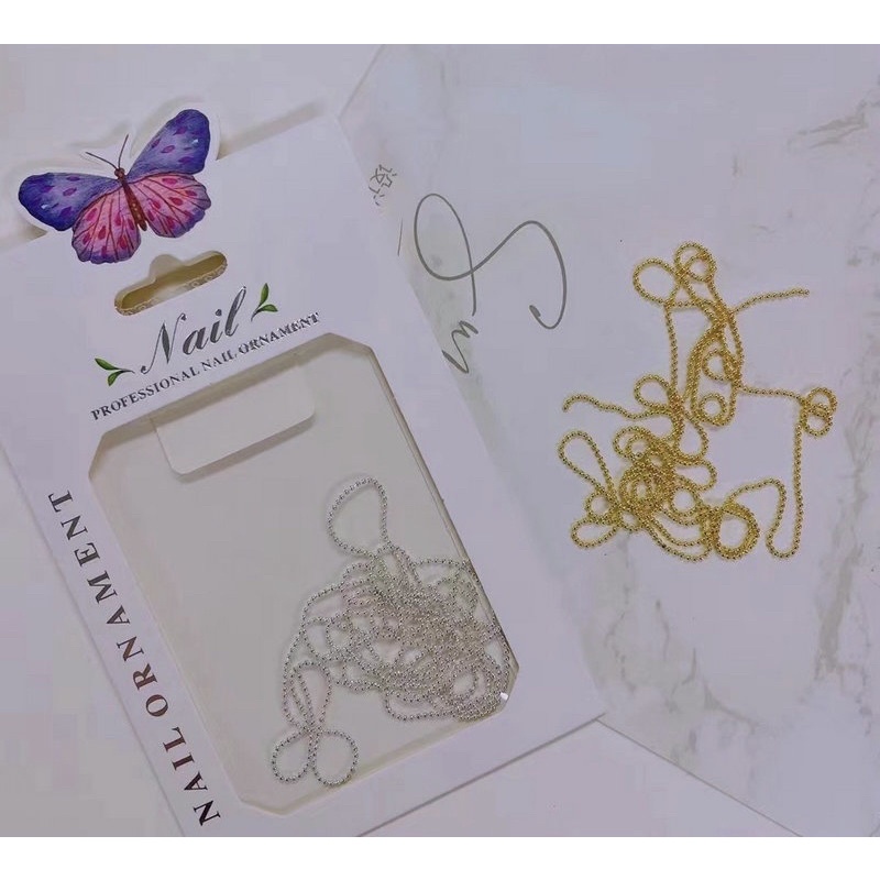 set charm bi dây trang trí móng xinh