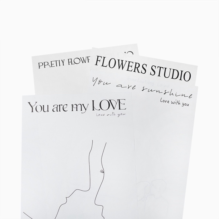 Sỉ Xấp 20 tờ giấy gói hoa in chữ cao cấp 30*45cm,dùng gói hoa sáp, hoa giấy, hoa len, hoa khô, phụ kiện hoa