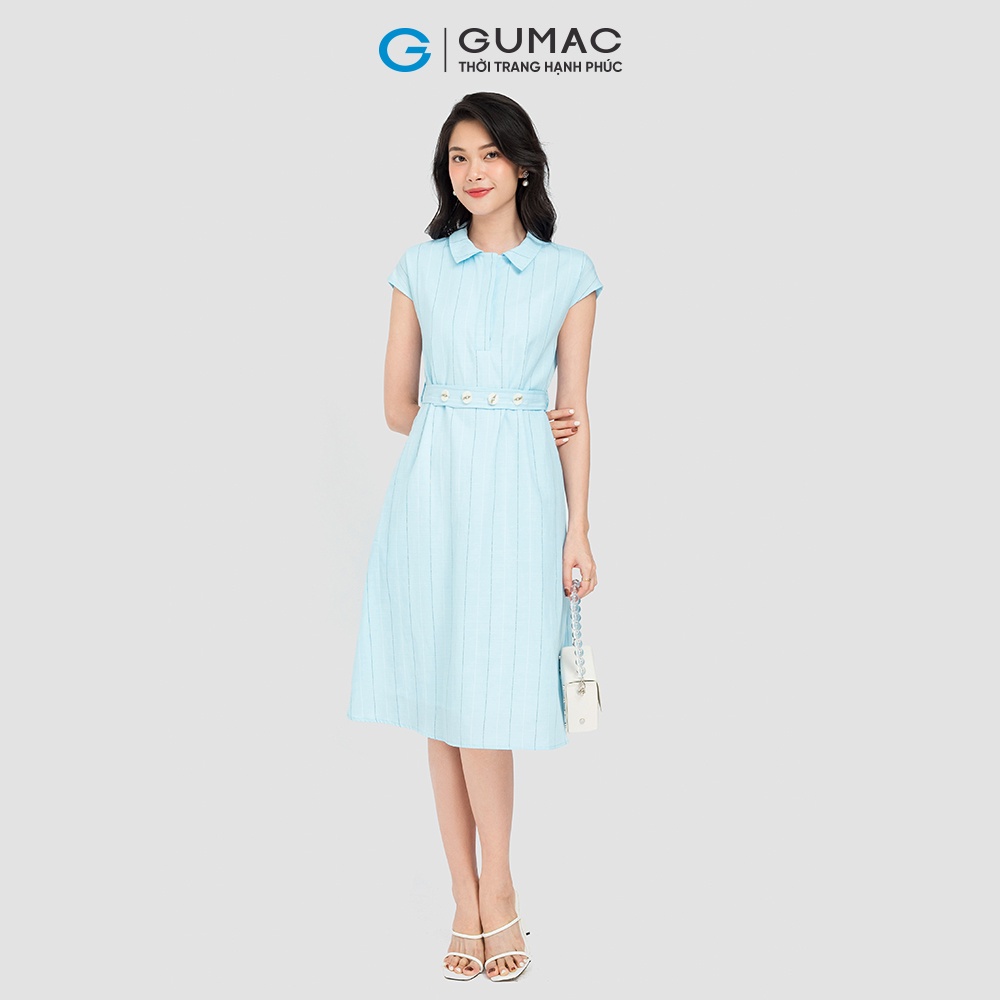 Đầm form suông tay liền  thời trang GUMAC DC08067