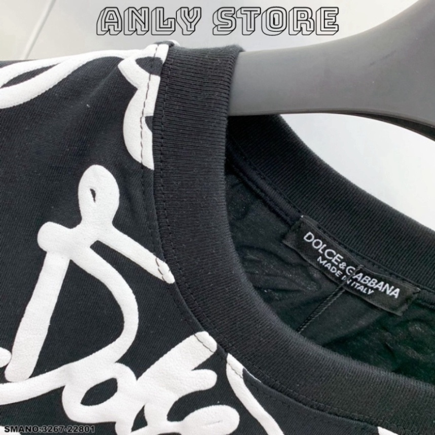 Áo phông Nam cotton in chữ Do.lce quanh áo nhiều chữ siêu hot 2023 | BigBuy360 - bigbuy360.vn