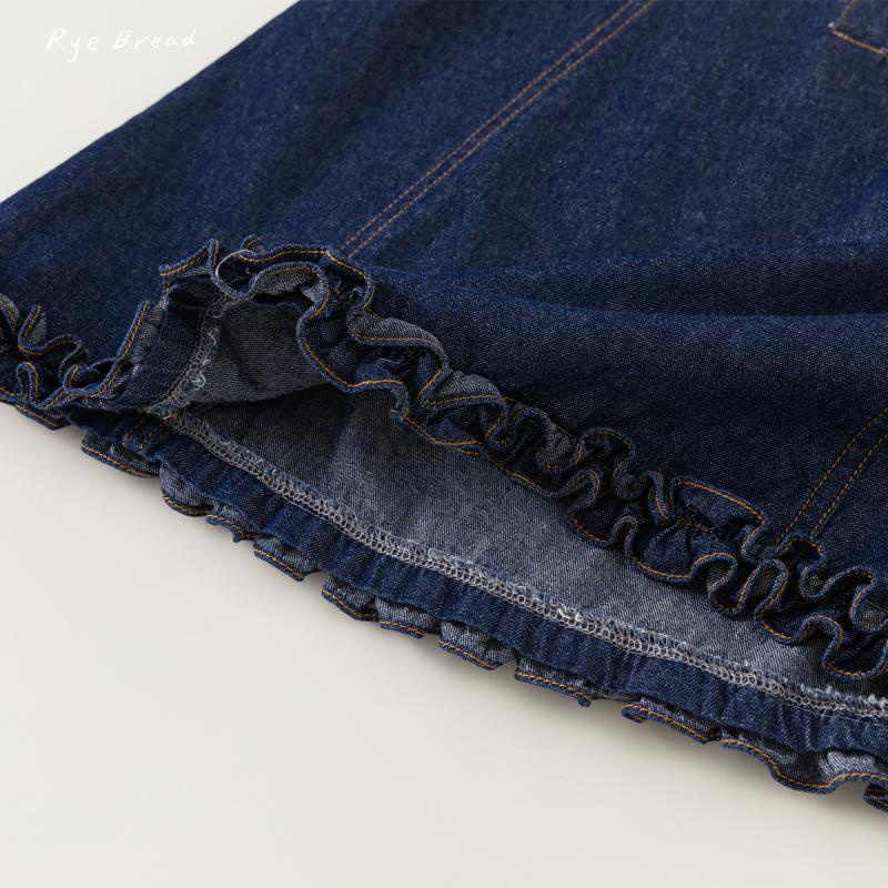 Đầm Denim Thời Trang Mùa Hè Xinh Xắn Dành Cho Bé Gái