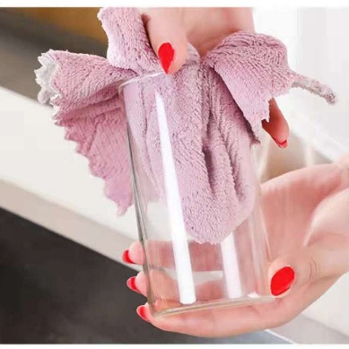 Khăn lau bếp đa năng, khăn lau kính lau bát, Khăn lau 2 mặt siêu thấm không phai màu nhanh khô 30078 Chợ Phụ Kiện Hà Nội