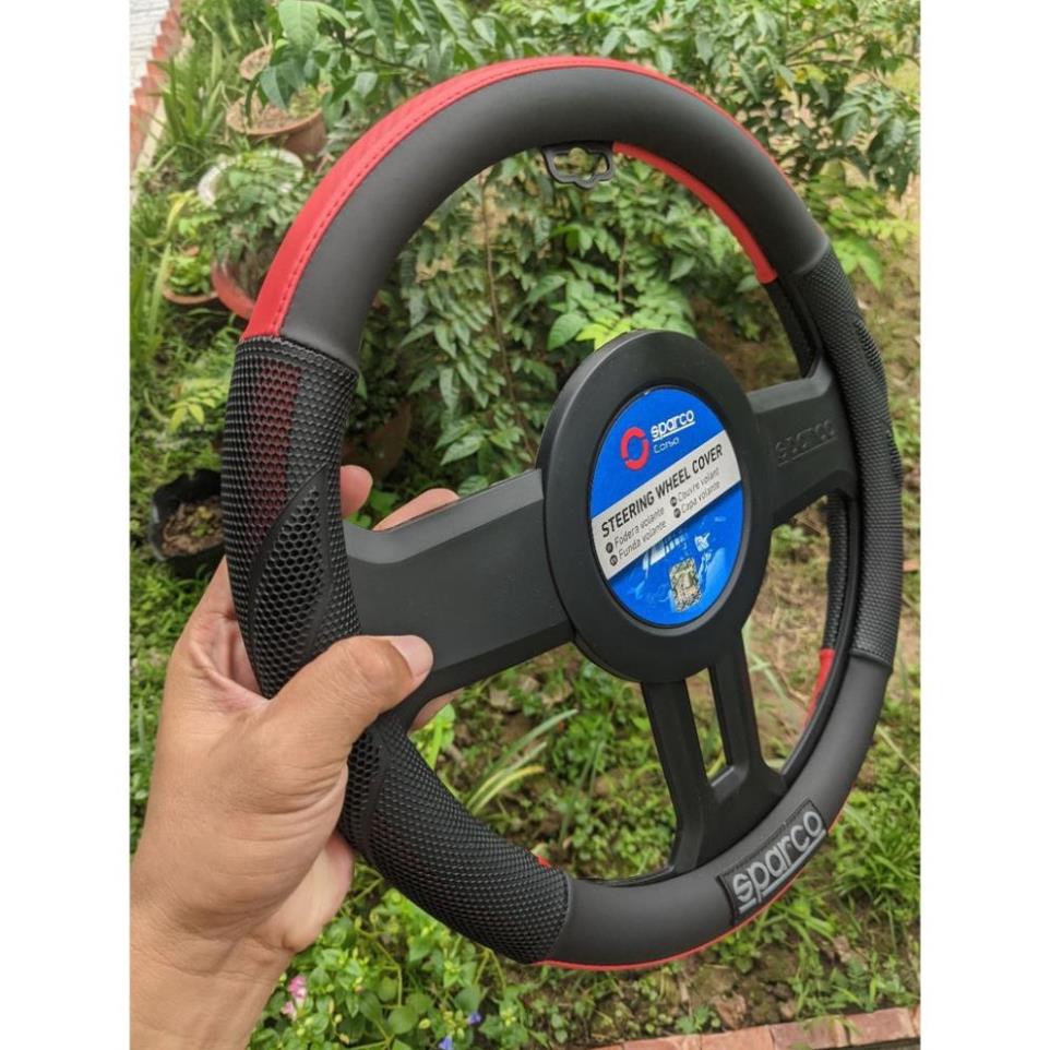 Bọc vô lăng cao cấp dành cho nhiều loại xe hơi  Sparco Chính Hãng mã 100RD 100BK | BigBuy360 - bigbuy360.vn