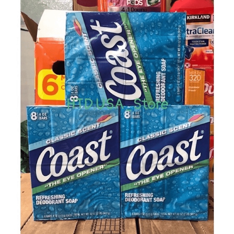 Mẫu Mới 2022  Xà Phòng Tắm Coast Mỹ 113g