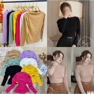 Áo Thun Tay Dài Đính Ngọc AK75