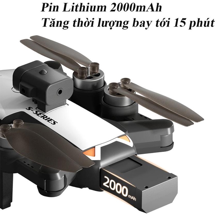 Flycam Mini Không Người Lái S2S Trang Bị Camera Kép Ultra, Máy Bay Điều Kiểu Từ Xa Định Vị GPS, Máy Bay Dore | BigBuy360 - bigbuy360.vn