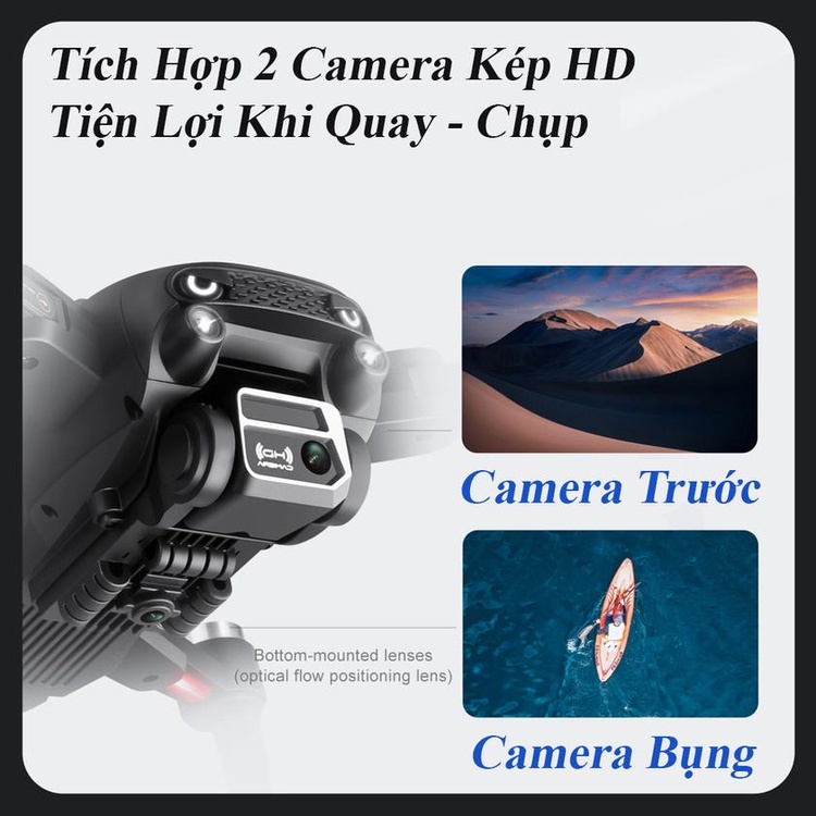 Flycam Mini Không Người Lái S2S Trang Bị Camera Kép Ultra, Máy Bay Điều Kiểu Từ Xa Định Vị GPS, Máy Bay Dore | BigBuy360 - bigbuy360.vn