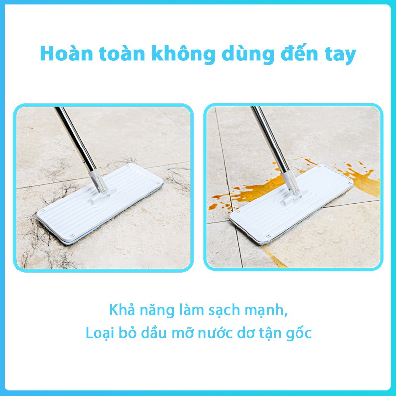 [Voucher giảm 12% - đơn từ 0Đ] [Voucher giảm 12% - đơn từ 0Đ] Bông lau cây lau nhà sợi fiber kỳ diệu maxi MyJae