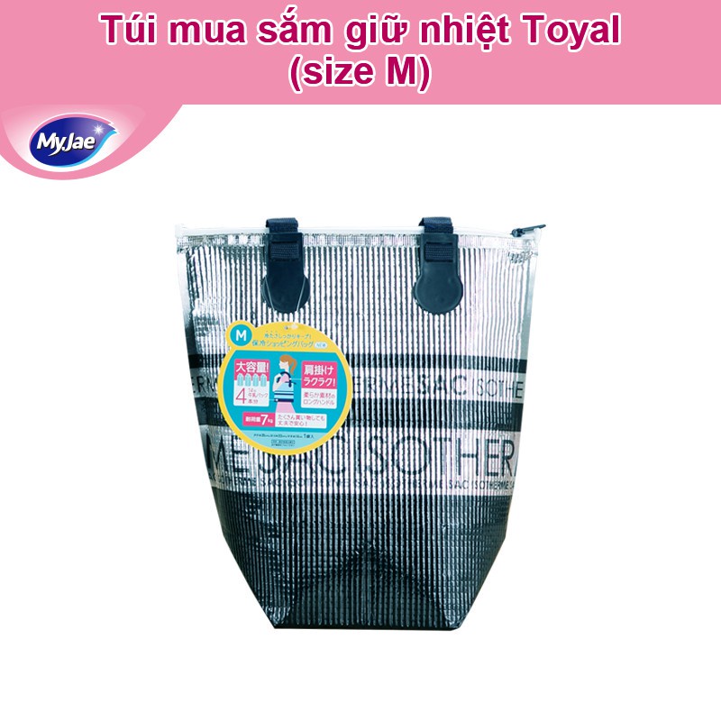 [MyJae x Toyal] Túi giữ nhiệt nóng lạnh Nhật Bản đựng hộp cơm văn phòng thực phẩm có quai xách tiện lợi