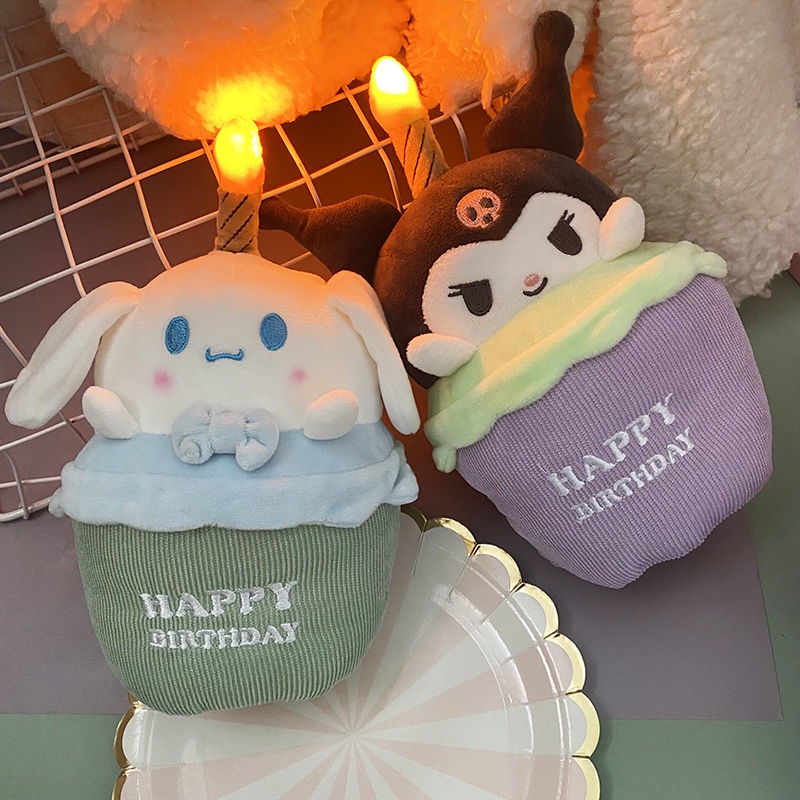 Búp Bê Nhồi Bông Hình Bánh Kem Kulomi Có Nhạc Dễ Thương