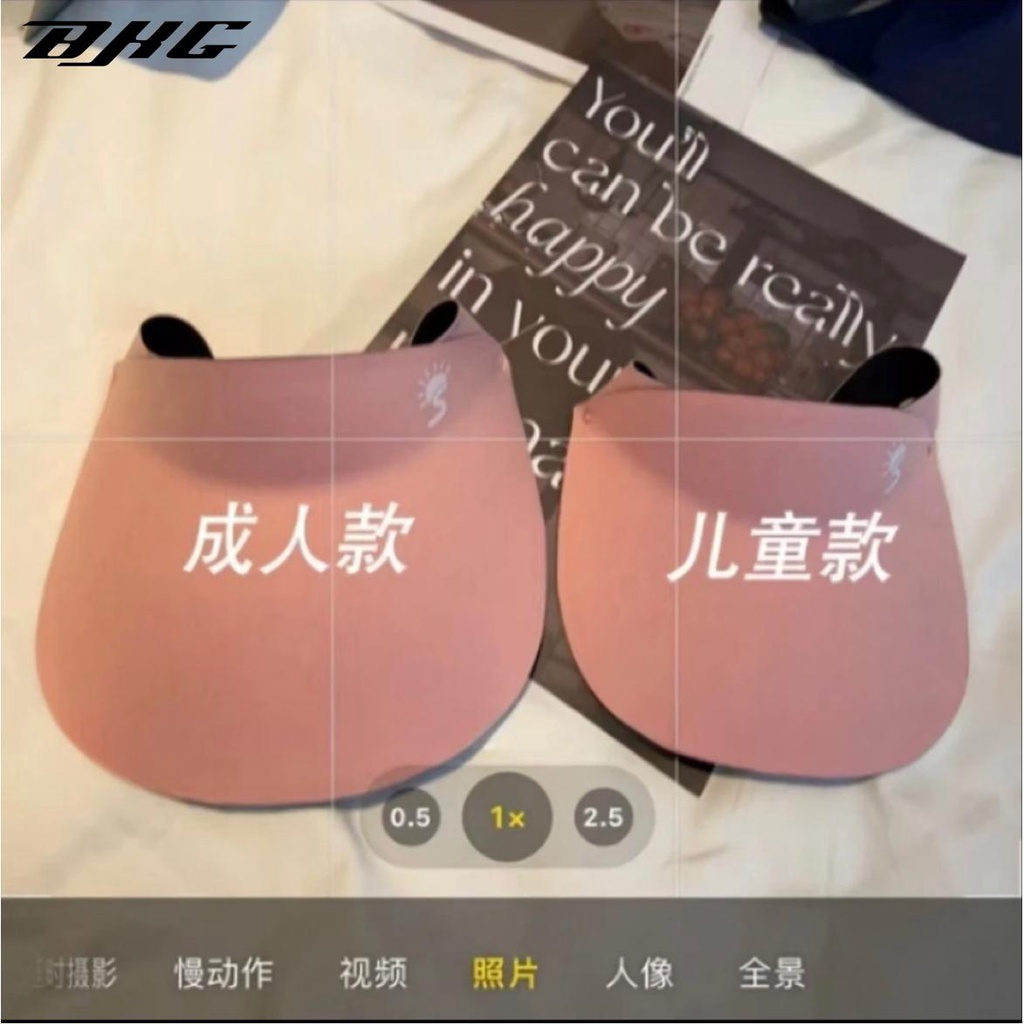 Mũ lưỡi trai hở chóp BJHG WAVW chống tia cực tím phong cách thể thao thời trang mùa hè cho mẹ và bé