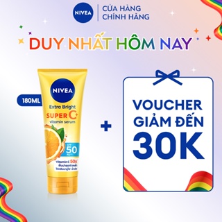 Serum Dưỡng Thể & Chống Nắng SPF50 PA+++ NIVEA Vitamin Super C+ 180 ml -