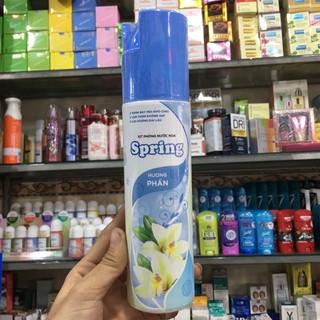 Xịt phòng Spring hương chanh 225ml (đủ loại)